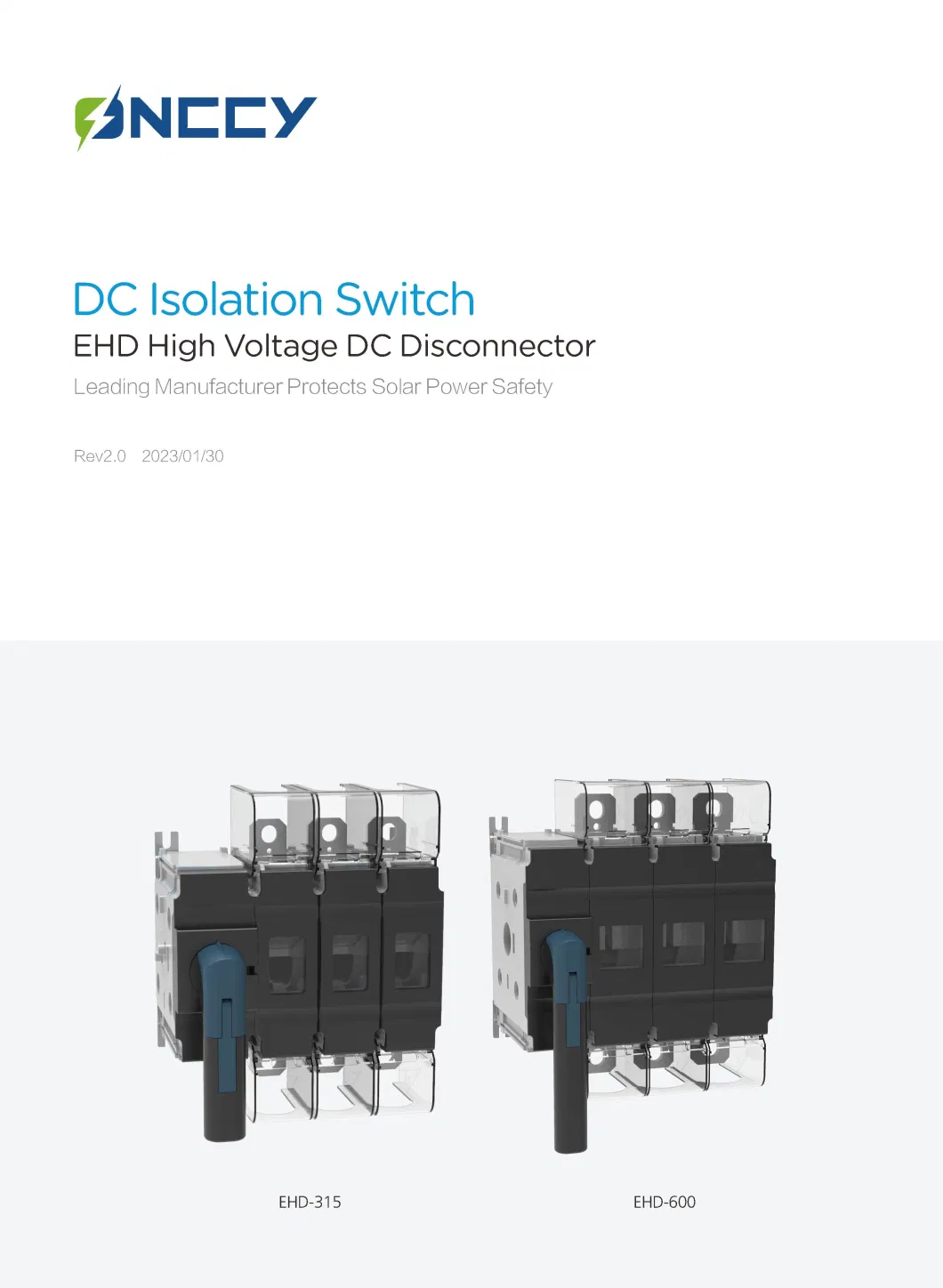 2p 1000V 160A Isolation Switch Disconnector Direct Current PV Solar Battery System Load Break Switch